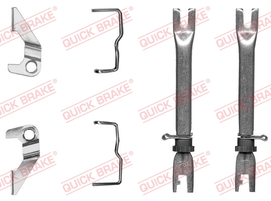 QUICK BRAKE 102 53 028 Kit dispositivo di registrazione, freno a tamburo-Kit dispositivo di registrazione, freno a tamburo-Ricambi Euro